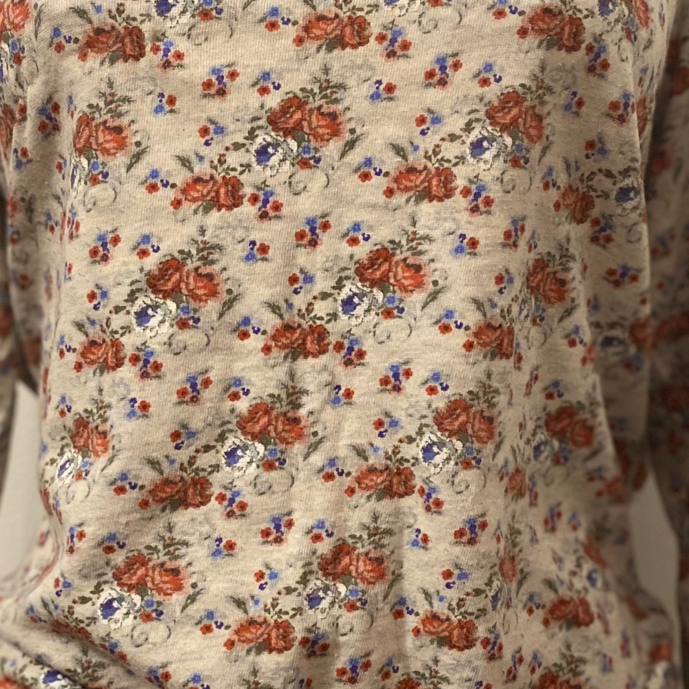 Floral pullover sweater - Picture 3 of 4